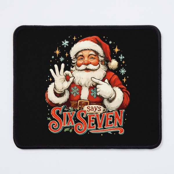 Item preview, Happy Seven Retro Holiday Bruh Six Santa Claus Says Santa designed and sold by ChadnoSmith.