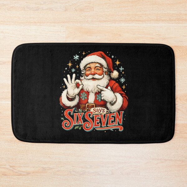 Item preview, Happy Seven Retro Holiday Bruh Six Santa Claus Says Santa designed and sold by ChadnoSmith.