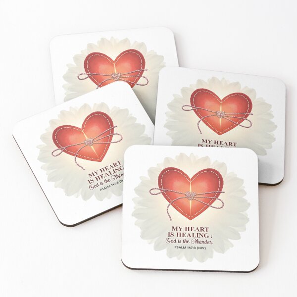 Item preview, Heart Healing Design | God Is the Mender Psalm 147:3 designed and sold by ebocraft.