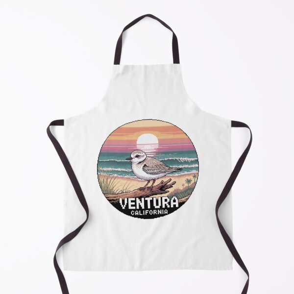 Item preview, Ventura California Pixel Snowy Plover designed and sold by CircinusStore.