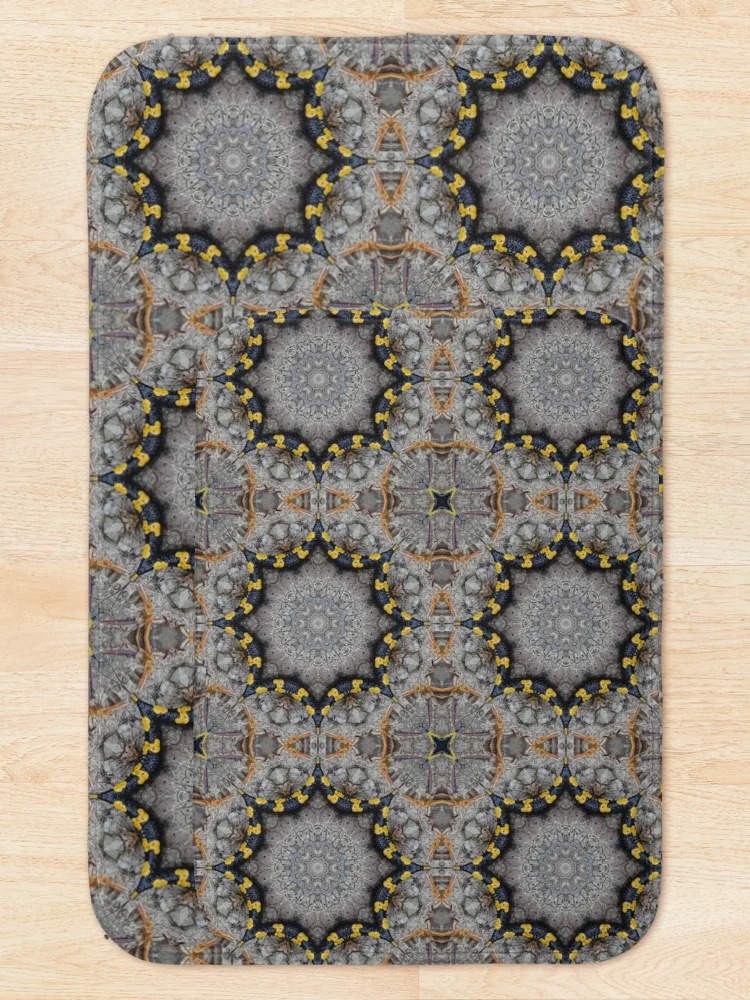 Thumbnail 5 of 6, Bath Mat, Magic Pattern designed and sold by spacedivers.