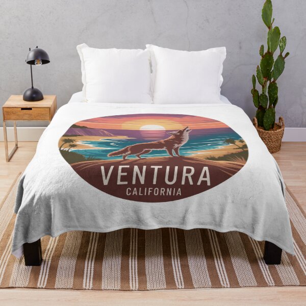 Item preview, Ventura California Coyote Sunset Coastline designed and sold by CircinusStore.