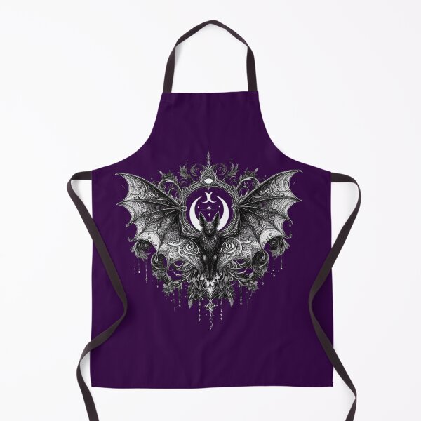 Item preview, Gothic Bat Spirit – Mystical Nocturnal Mandala Art designed and sold by Roberta Calabrese.