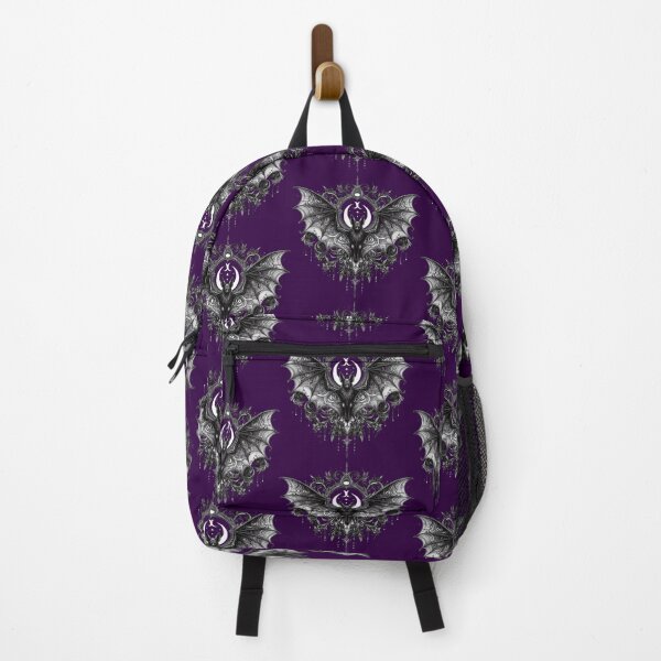 Item preview, Gothic Bat Spirit – Mystical Nocturnal Mandala Art designed and sold by Roberta Calabrese.
