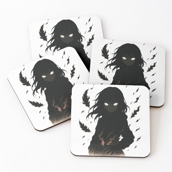 Item preview, Dark Anime Girl With Glowing Eyes Art designed and sold by DaEeX.