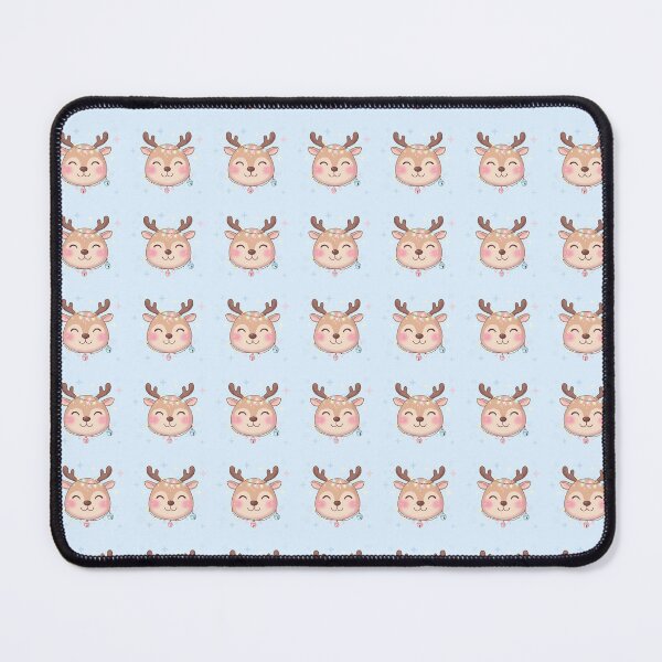 Item preview, Cute reindeer seamless pattern designed and sold by Meemaart.