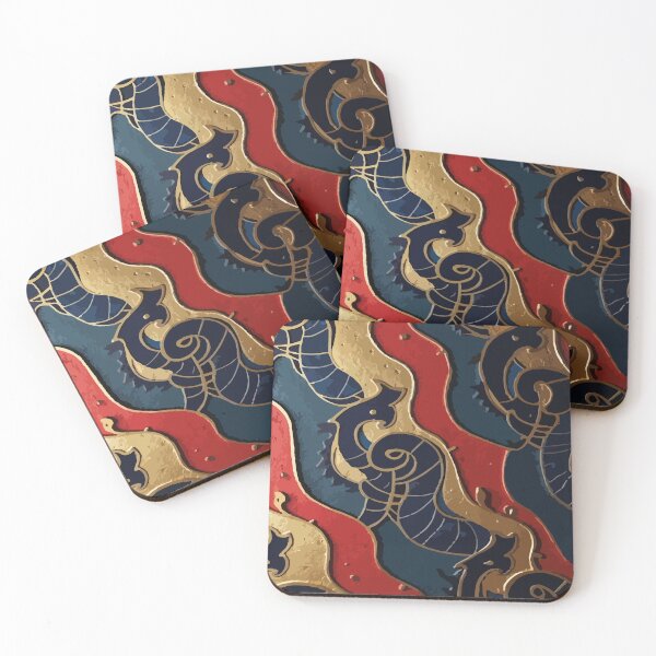 Item preview, Golden Dragon Scale - Abstract Art designed and sold by Thros-Designs.