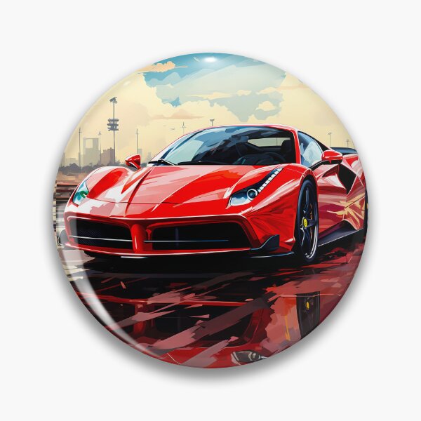 Item preview,  Italian Supercar Captured With Vivid City Reflection designed and sold by RevUpDesign.