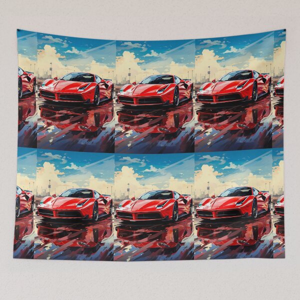 Item preview,  Italian Supercar Captured With Vivid City Reflection designed and sold by RevUpDesign.