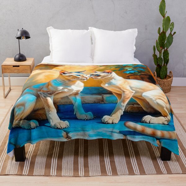 Item preview, Two Sphinx Cats Playing In The Patio designed and sold by LanaGustavsson.