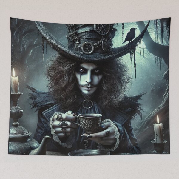 Item preview, Midnight Hatter – Tea in the Enchanted Forest designed and sold by FusiTink.