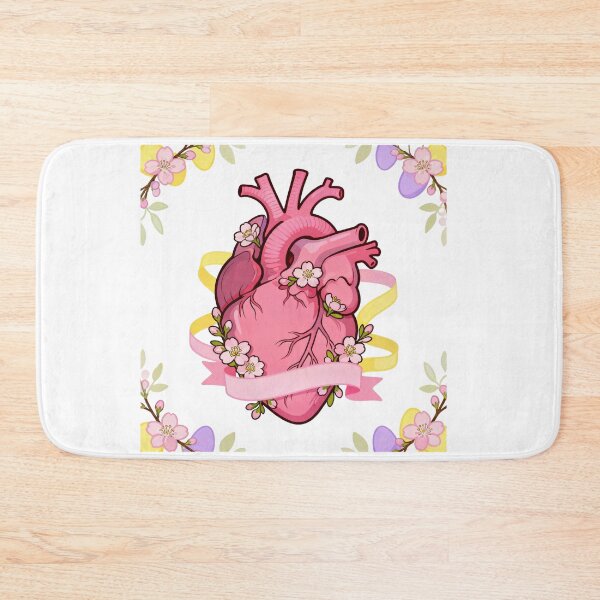 Item preview, Spring Heart with Blossoms and Ribbons designed and sold by Anastasiia Yurevych.