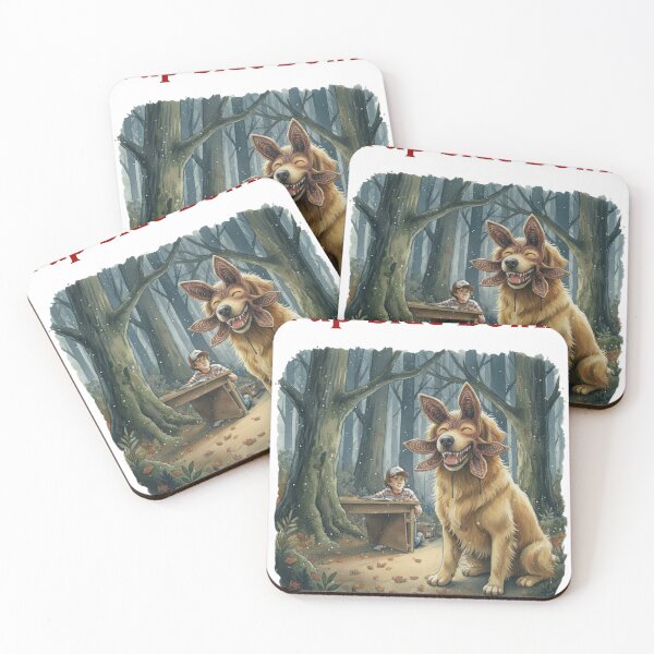 Item preview, Pupside Down (Stranger Things Demodog Watercolor) designed and sold by Pixels & Paws.