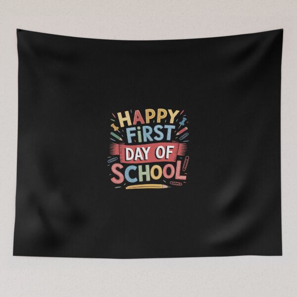 Item preview, Happy First Day Of School Back To School designed and sold by ChristopStano.