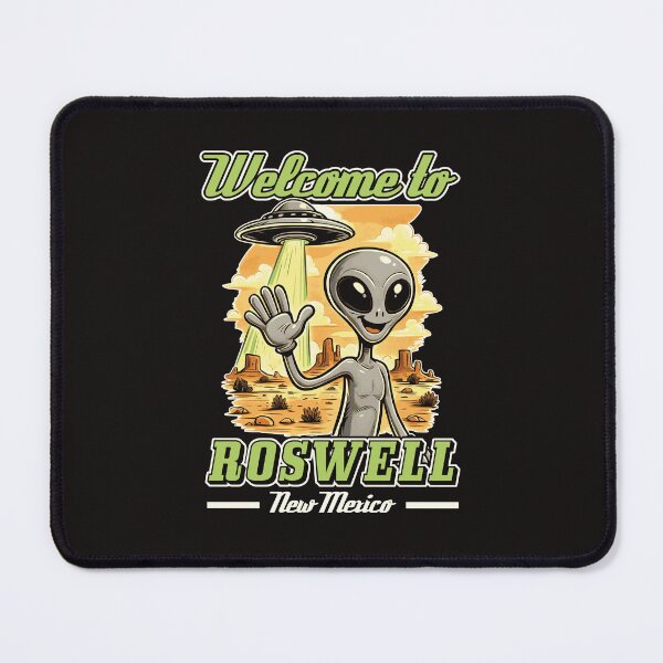 Item preview, Friendly Alien UFO Welcome to Roswell designed and sold by TheJollyDoodle.
