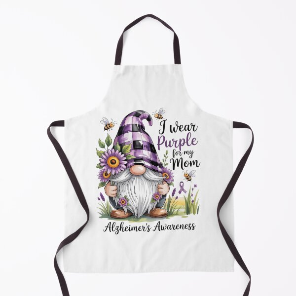 Item preview, I Wear Purple For My Mom Gnome Alzheimer'S Awareness designed and sold by TorjeARTStore.