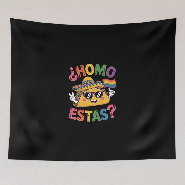 Item preview, Homo Estas Taco Rainbow Flag Sunglasses Lgbt designed and sold by ChristopStano.