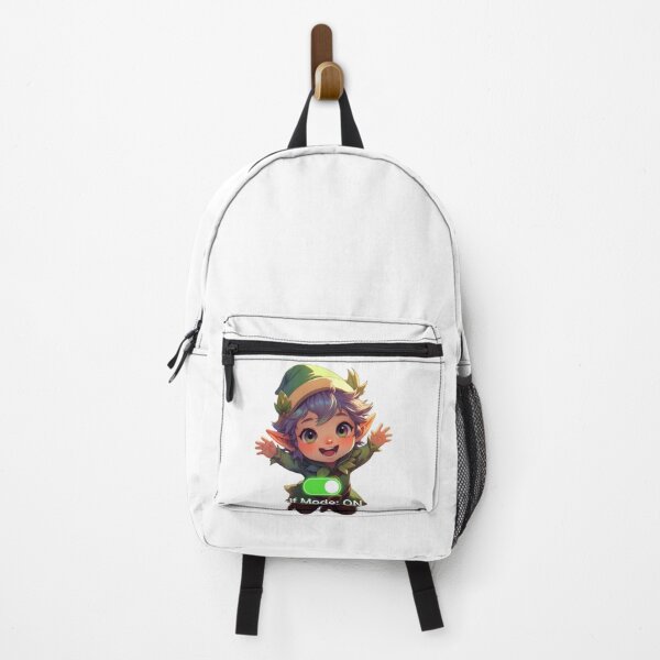 Item preview, Elf Mode ON – Festive Holiday Character Tee designed and sold by EcoArtTees.
