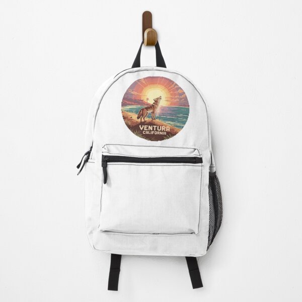 Item preview, Ventura California Howling Coyote Pixel Sunset designed and sold by CircinusStore.