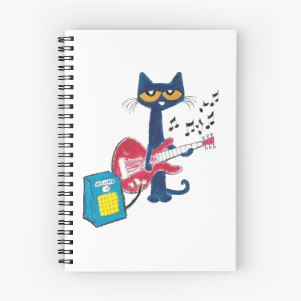 Item preview, Pete the cat Cool Cat Jamming on a Red Guitar   designed and sold by fo-ngika.