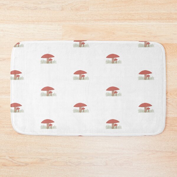 Item preview, Red Mushrooms in a field designed and sold by dariellene.