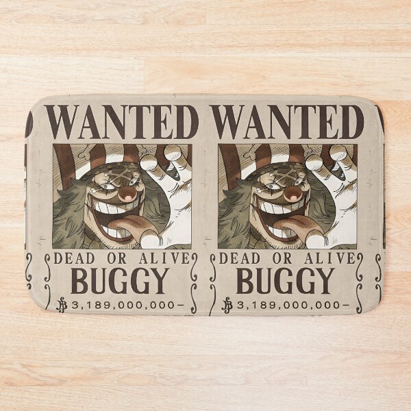 Item preview, Buggy the Clown Wanted Poster designed and sold by The Anime Guild.
