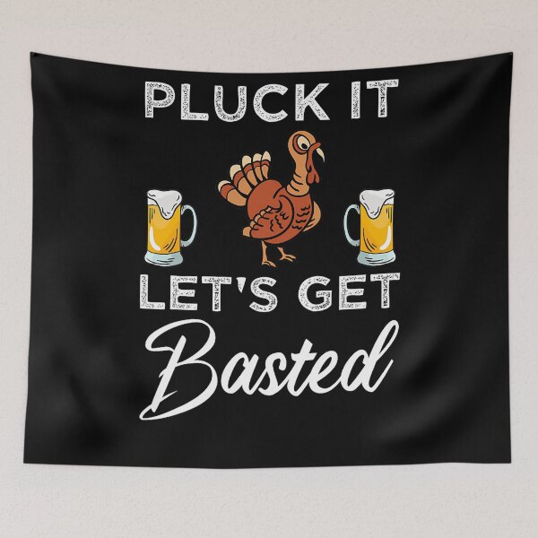 Item preview, Pluck Happy Quote It Basted Lets Thanksgiving Get Holiday Vintage designed and sold by HollyShabero.