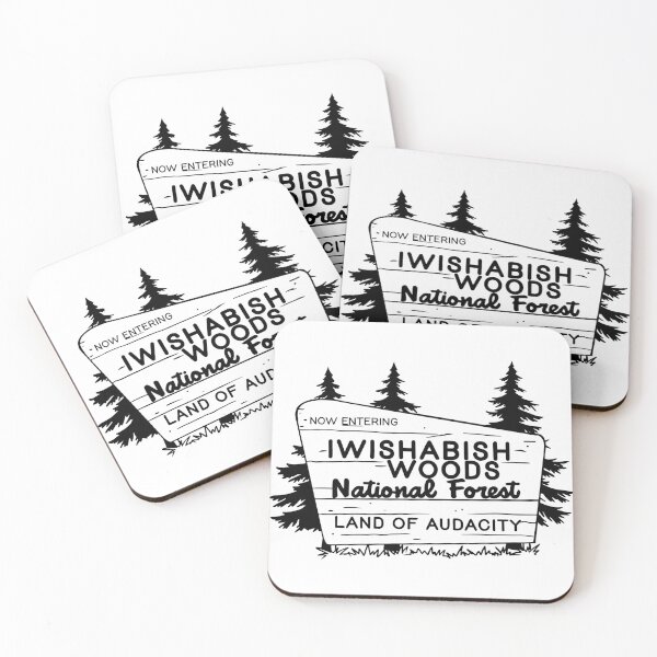 Item preview, Iwishabish Woods National Forest White designed and sold by 76Valeria.