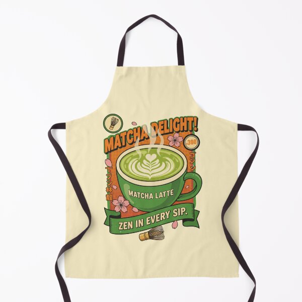 Item preview, Matcha Delight Latte - Zen In Every Sip Retro Japanese Art designed and sold by AwesomeBeyondLimits.