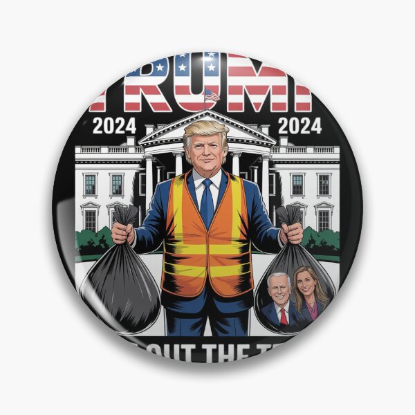 Item preview, Trump 2024 Take Out The Trash  Trump Garbage Man  designed and sold by KonstanKoraner.