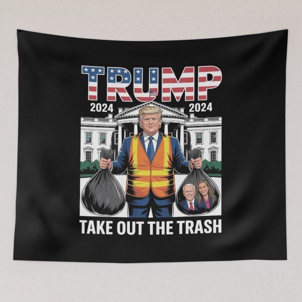 Item preview, Trump 2024 Take Out The Trash  Trump Garbage Man  designed and sold by KonstanKoraner.