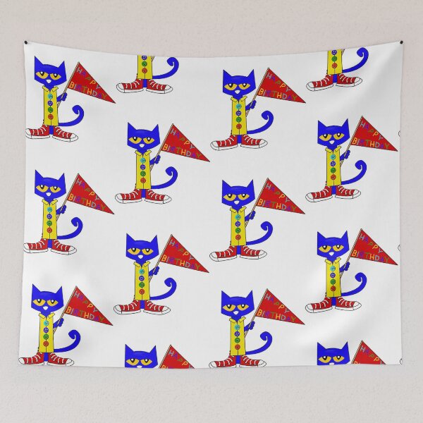 Item preview, Pete the Cat happy birthday   designed and sold by fo-ngika.