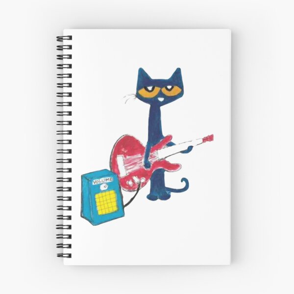 Item preview, Pete the cat Cool Cat Jamming on a Red Guitar   designed and sold by fo-ngika.