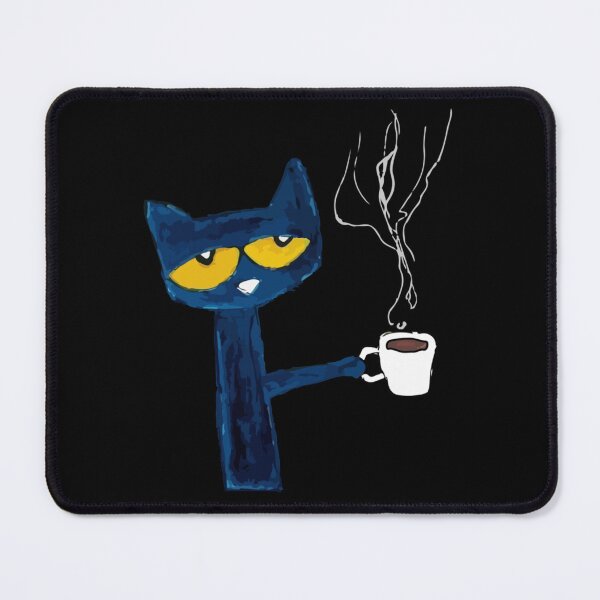 Item preview, Pete the cat funny black cat drink coffee   designed and sold by fo-ngika.