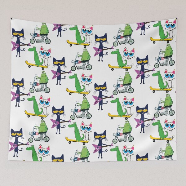 Item preview, Pete the cat Having fun with friends  designed and sold by fo-ngika.