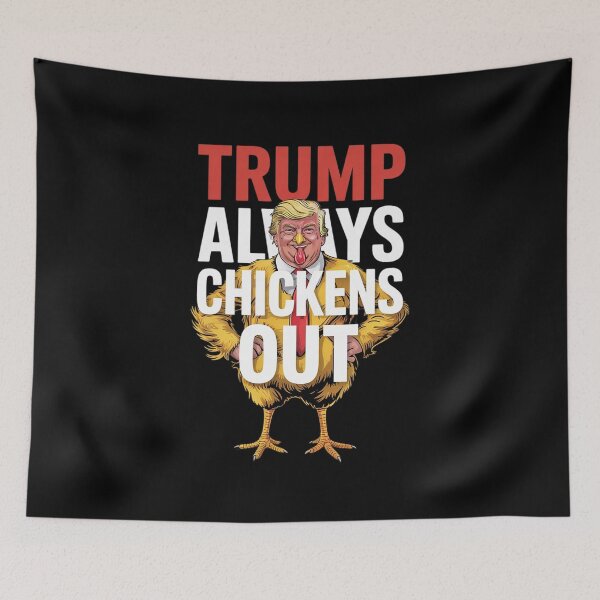 Item preview, Trump Always Chickens Out Trump Taco once a chicken  designed and sold by KonstanKoraner.