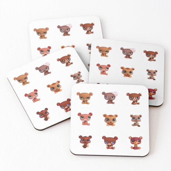 Item preview, Littlest pet shop brown bears designed and sold by monkey zone.