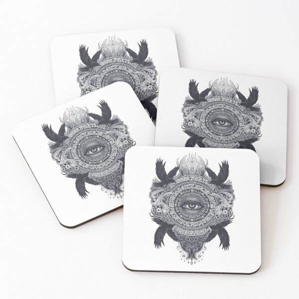 Item preview, All-Seeing Eye of Odin – Viking Wisdom Symbol - Norse Art Print designed and sold by Mythic Tide.
