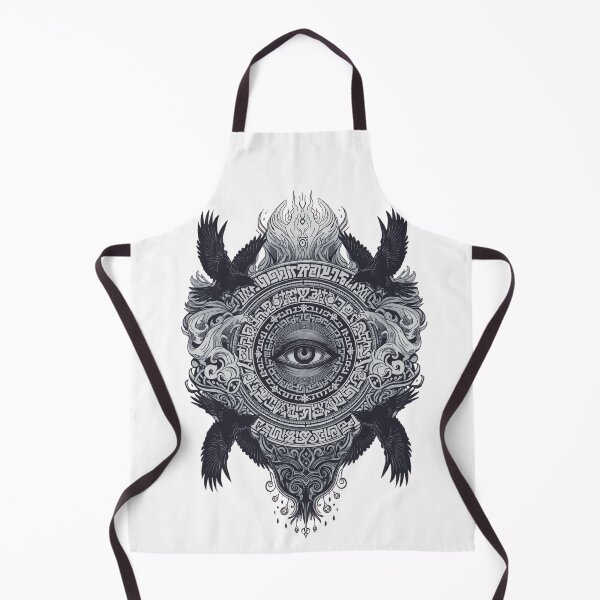 Item preview, All-Seeing Eye of Odin – Viking Wisdom Symbol - Norse Art Print designed and sold by Mythic Tide.