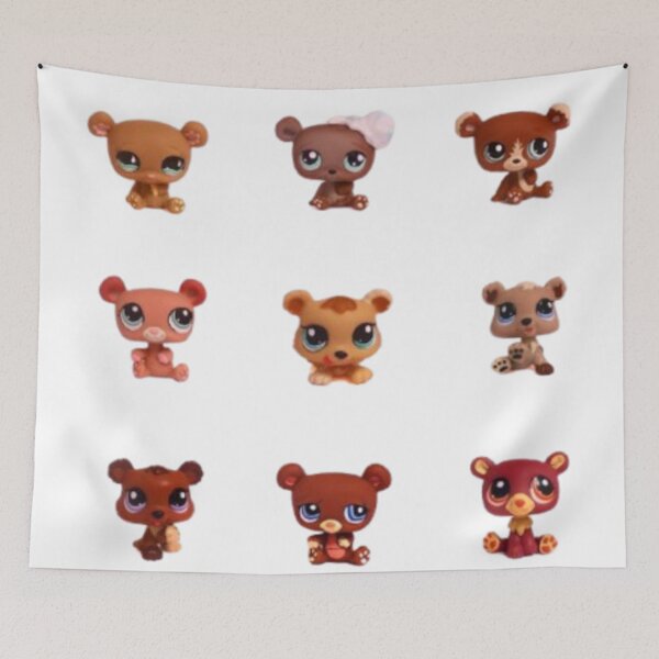 Item preview, Littlest pet shop brown bears designed and sold by monkey zone.