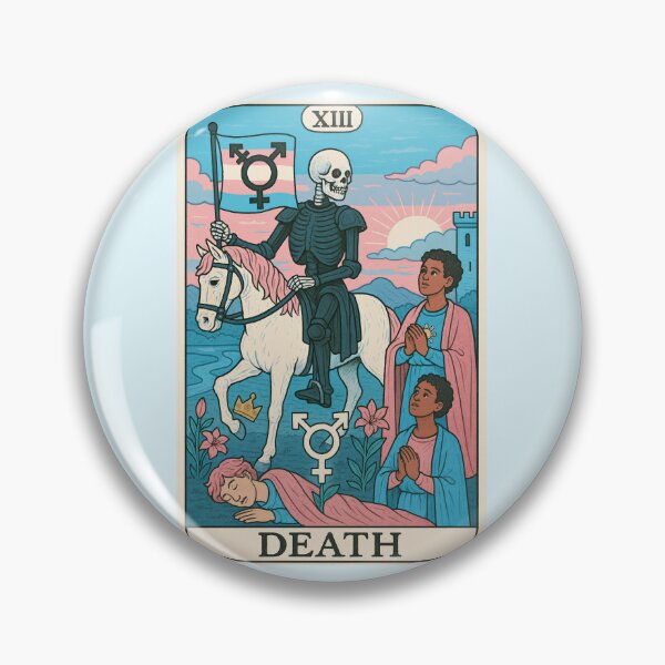 Item preview, Trans Death Tarot – Transformation & Rebirth designed and sold by PrideDownUnder.