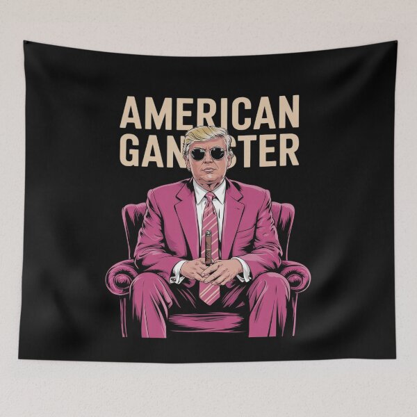 Item preview, trump american gangster 47th president  designed and sold by KonstanKoraner.