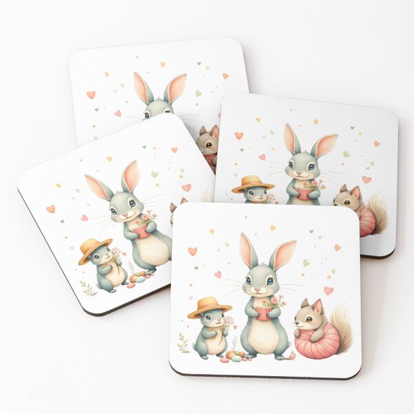 Item preview, Rabbit and friends: Bouncing Bunnies Together! designed and sold by Petalandfur.