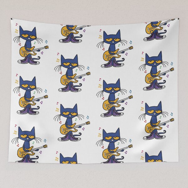 Item preview, Pete the cat playing guitar   designed and sold by fo-ngika.