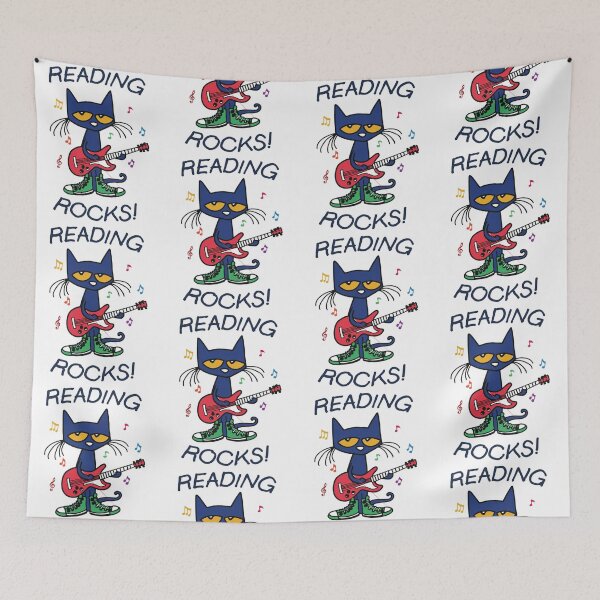 Item preview, Pete the cat Reading rocks !   designed and sold by fo-ngika.