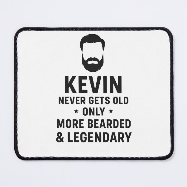 Item preview, Kevin Bearded & Legendary Tee designed and sold by Les-Ink-Studio.