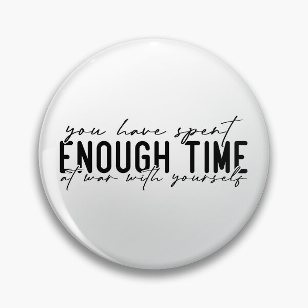 Item preview, End the Inner War – Emotional Healing Quote designed and sold by AuraByMarv.