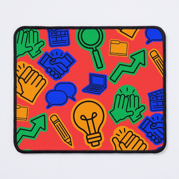 Artikelvorschau, Innovation & Ideas Pattern - Business Creativity Lightbulb Symbols Design entworfen und verkauft von VAGABOND12.