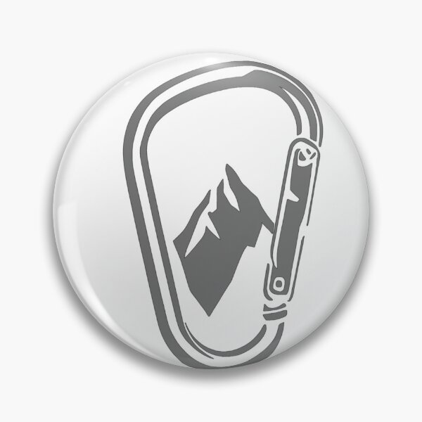 Item preview, Climbing, carabiner hook with mountain designed and sold by danceink.