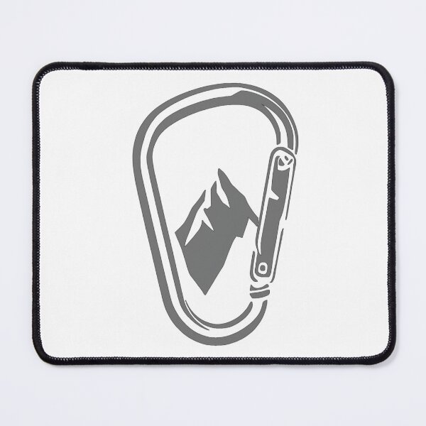 Item preview, Climbing, carabiner hook with mountain designed and sold by danceink.